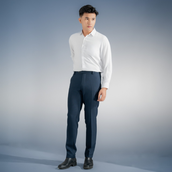CLASSIC TROUSER - NAVY SLIMFIT - Gambar 3