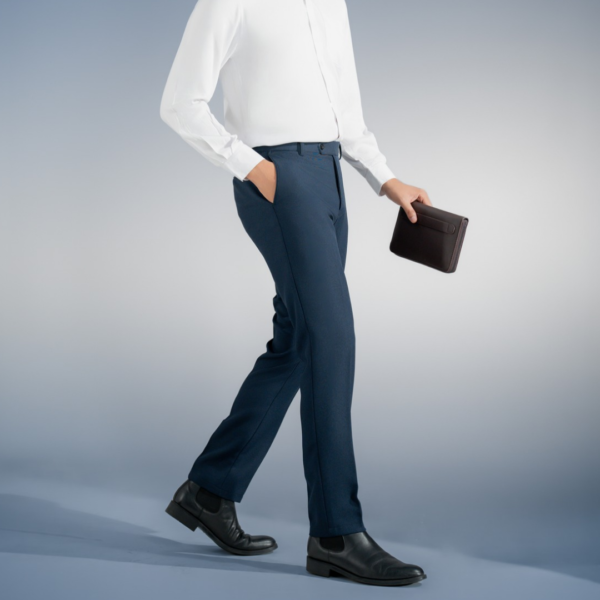 CLASSIC TROUSER - NAVY SLIMFIT - Gambar 4