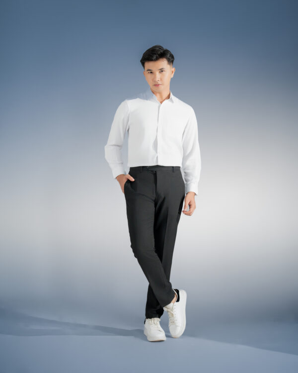 CLASSIC TROUSER - HITAM SLIMFIT - Gambar 6