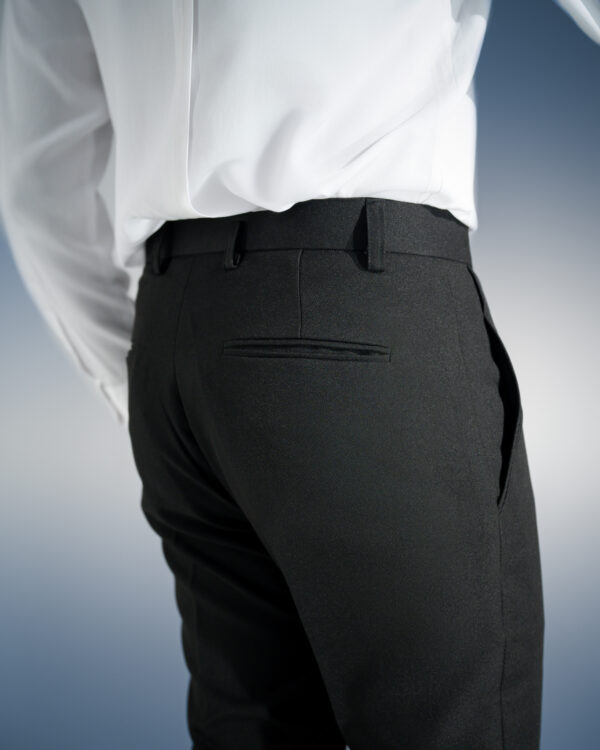 CLASSIC TROUSER - HITAM SLIMFIT - Gambar 4