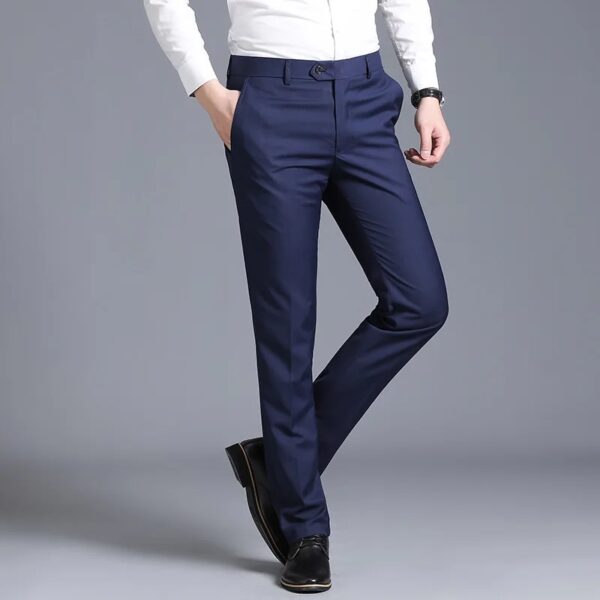 CLASSIC TROUSER - CELANA BAHAN PRIA SLIMFIT - Gambar 4