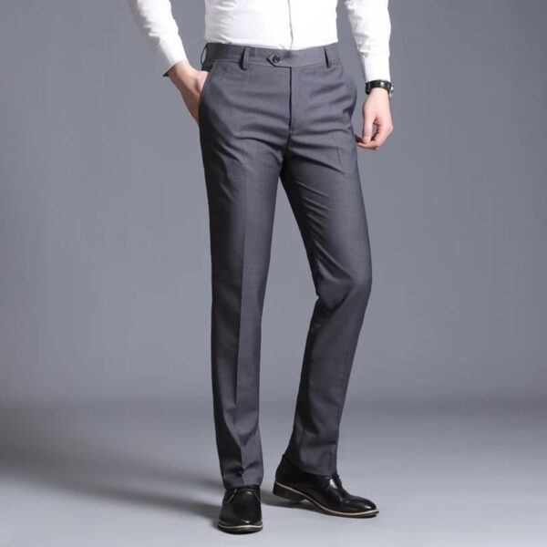 CLASSIC TROUSER - CELANA BAHAN PRIA SLIMFIT - Gambar 3