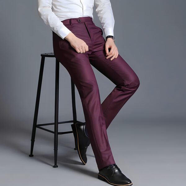 CLASSIC TROUSER - CELANA BAHAN PRIA SLIMFIT - Gambar 5